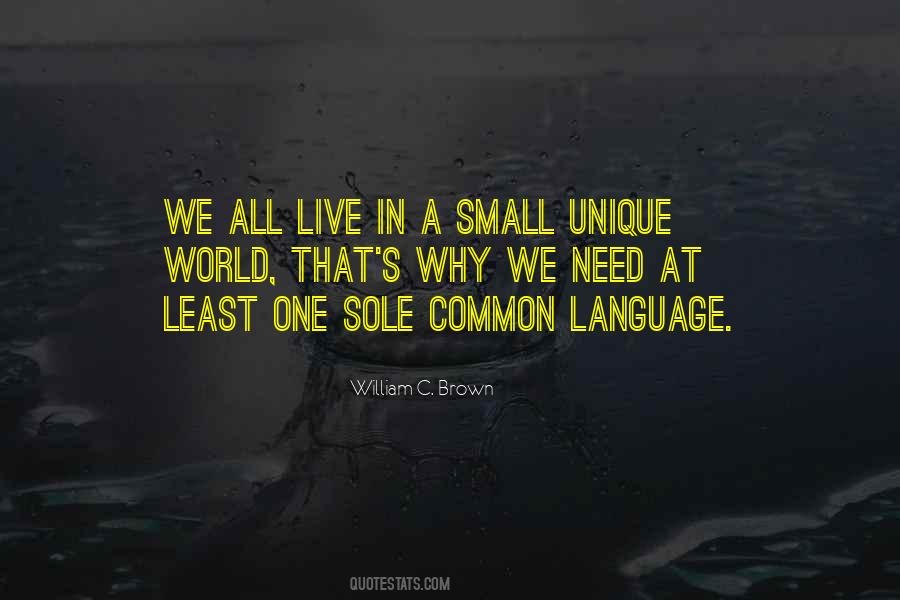 We Live In A Small World Quotes #72093