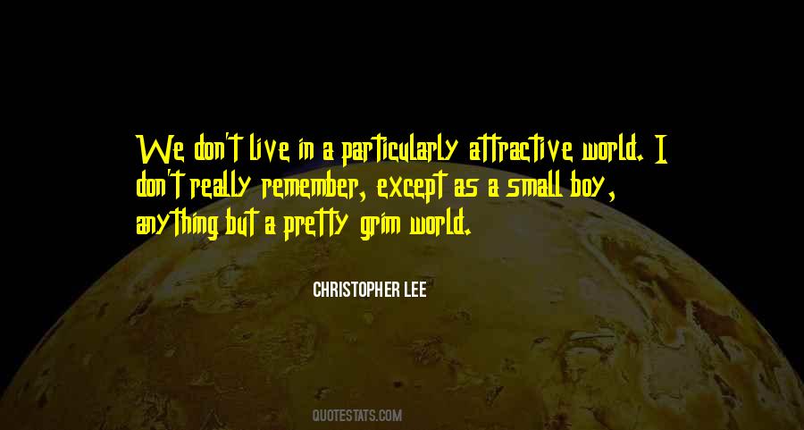 We Live In A Small World Quotes #847533