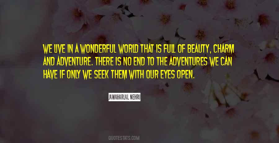 We Live In A Wonderful World Quotes #25729