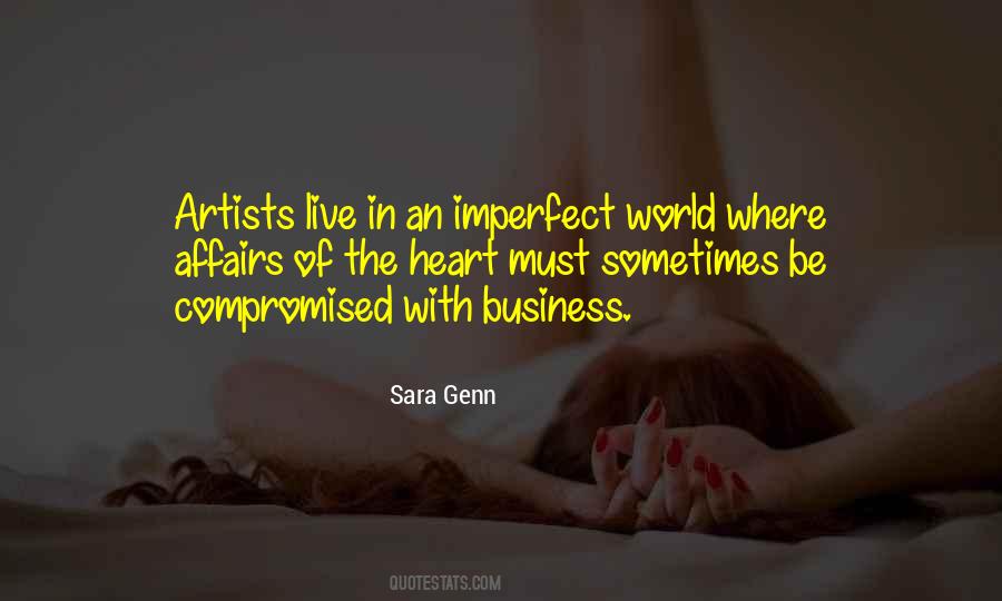 We Live In An Imperfect World Quotes #783893