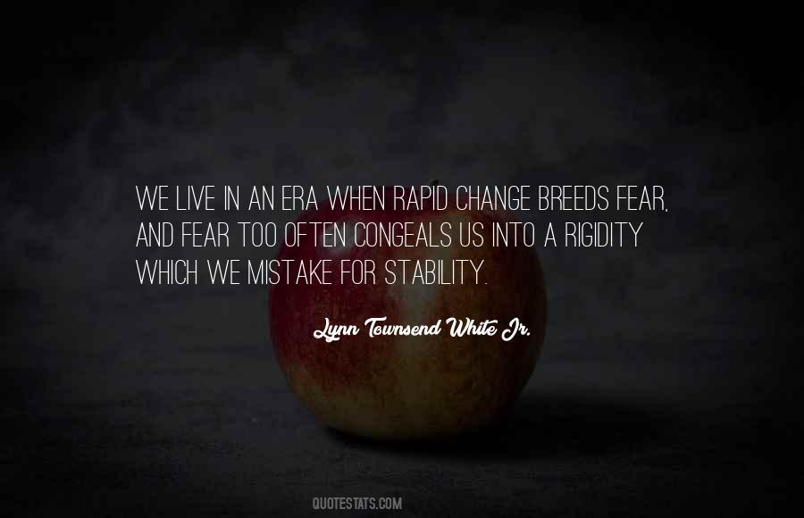 We Live In Fear Quotes #698880