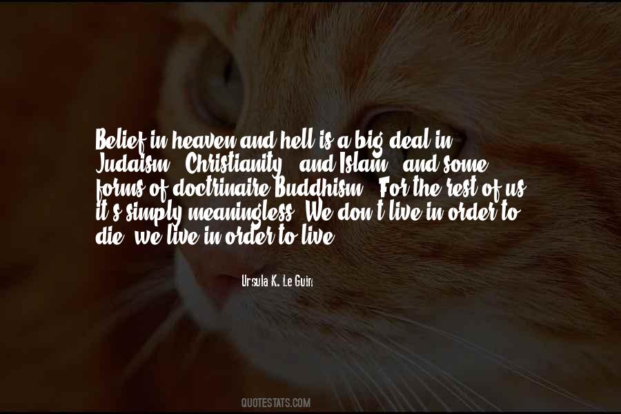 We Live In Hell Quotes #575145
