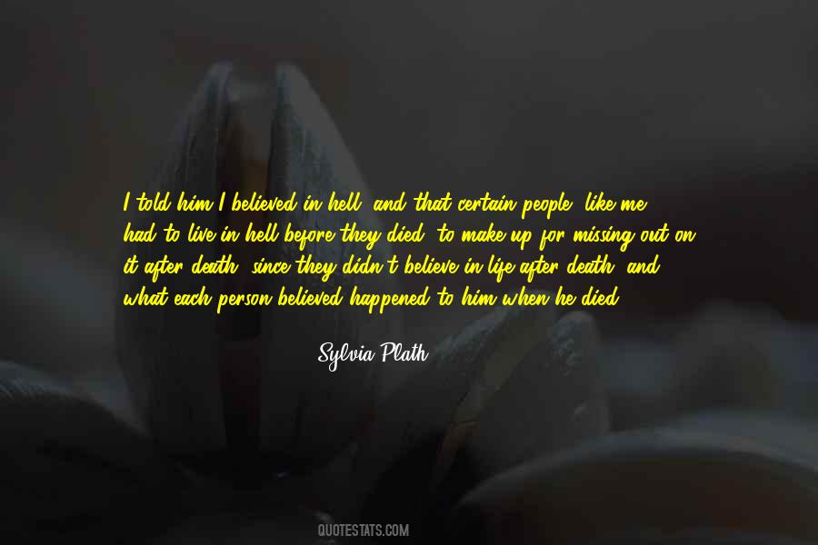 We Live In Hell Quotes #649022