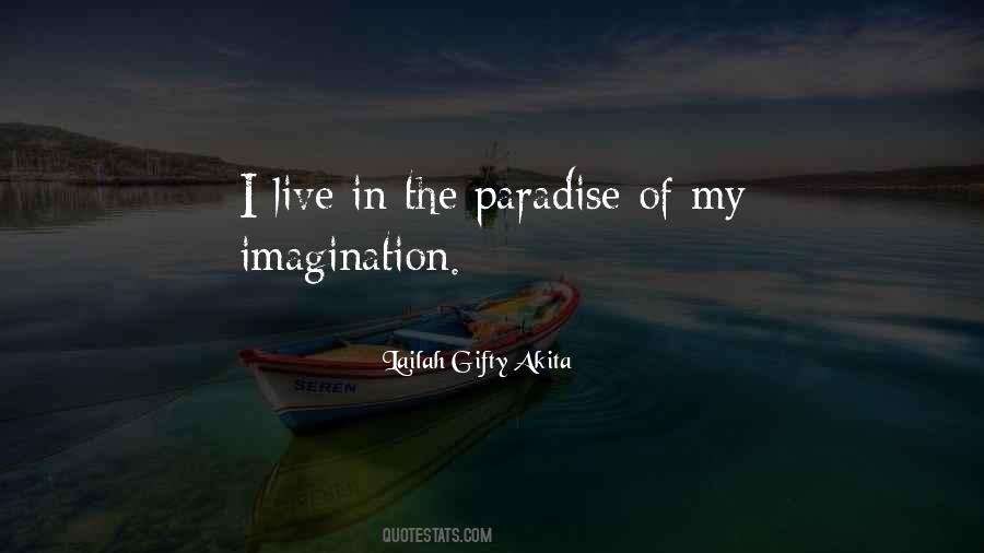 We Live In Paradise Quotes #1724876