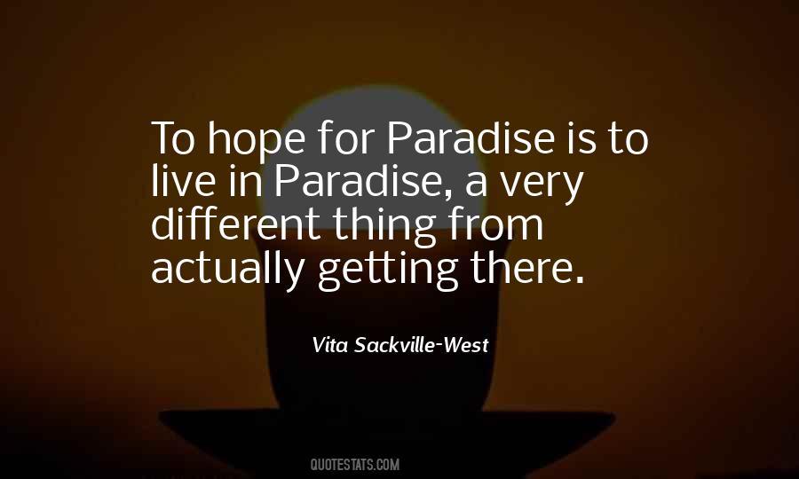 We Live In Paradise Quotes #706786