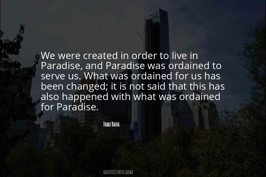 We Live In Paradise Quotes #842456