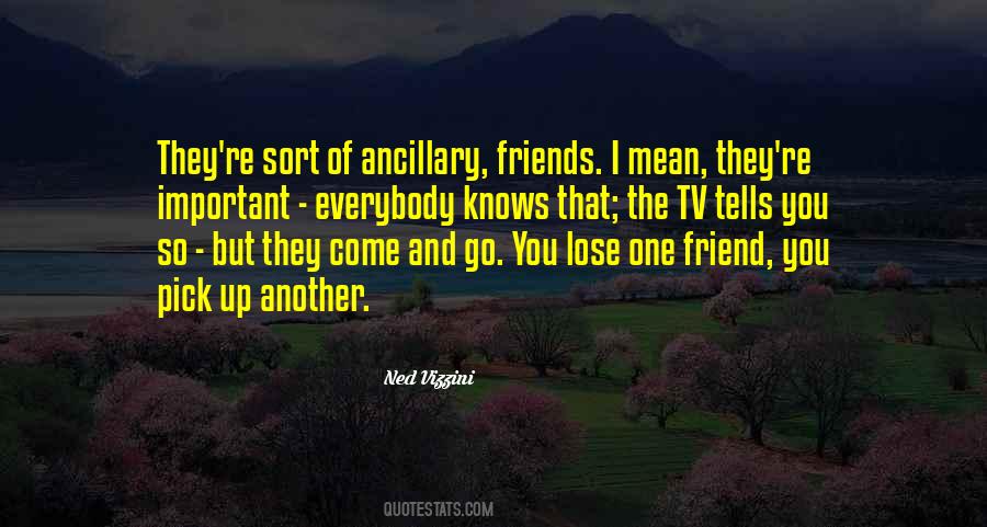 We Lose Friends Quotes #71046