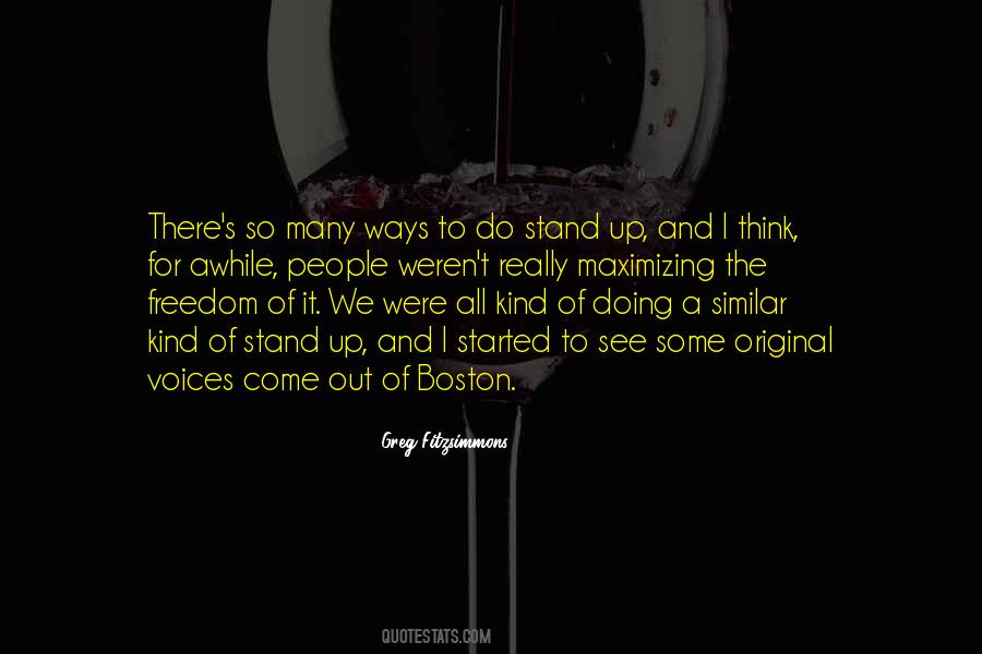 We Stand Out Quotes #1208966