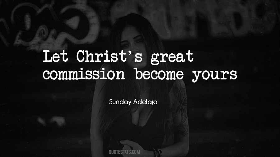 Quotes About Great Commission #1856359