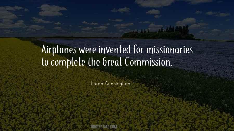 Quotes About Great Commission #1876071