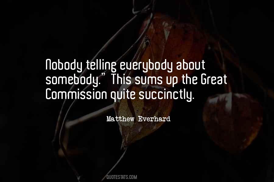 Quotes About Great Commission #457913