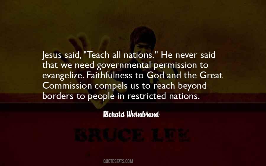 Quotes About Great Commission #576259