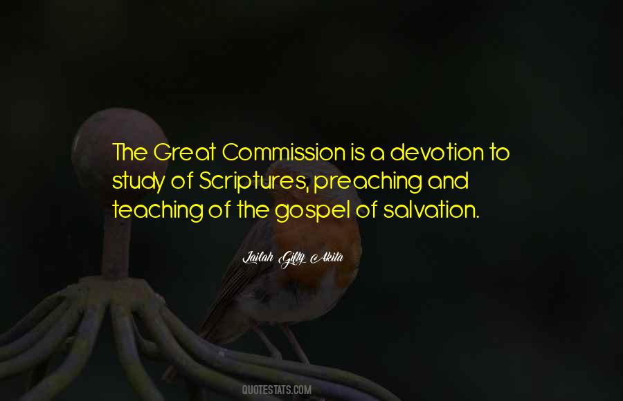 Quotes About Great Commission #768358