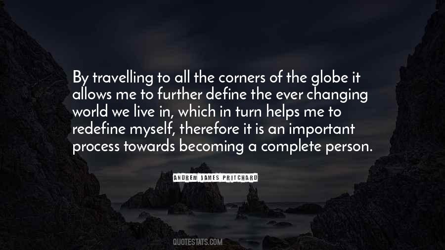 We Travel The World Quotes #982737