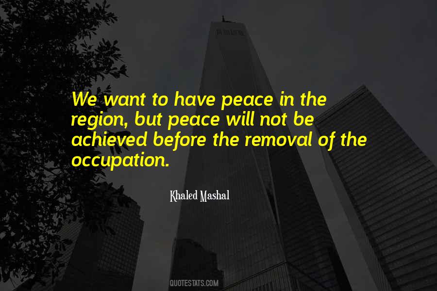 We Want Peace Quotes #129305