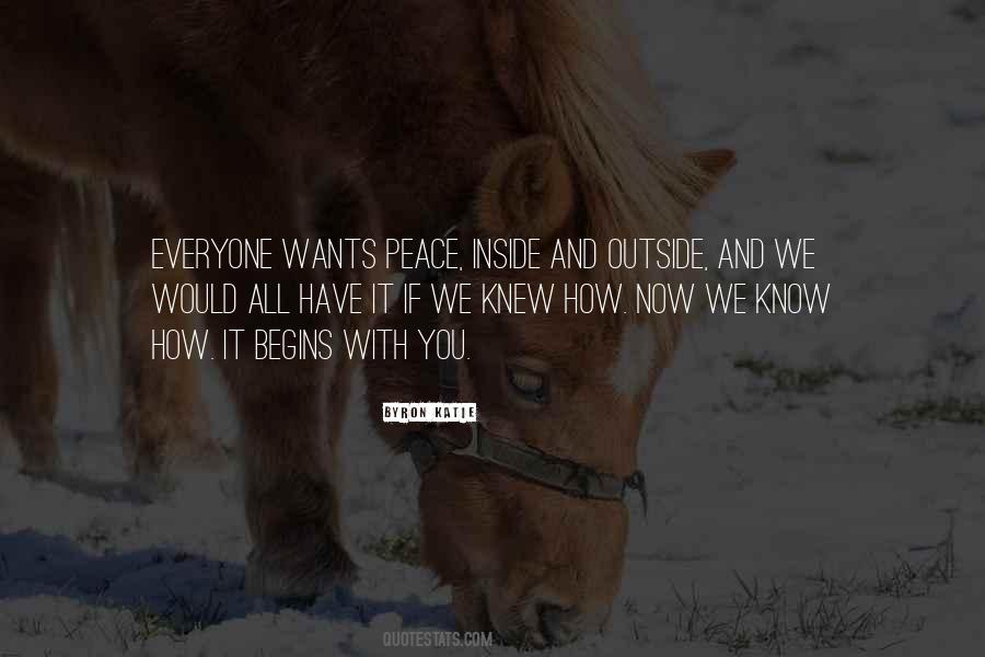 We Want Peace Quotes #649448