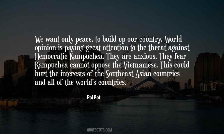 We Want Peace Quotes #757016