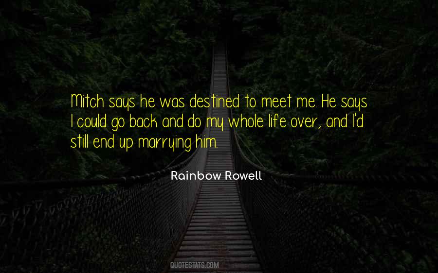 We Were Destined To Meet Quotes #1767587