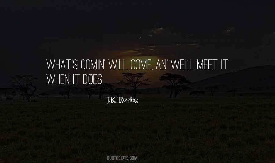 We Will Meet Quotes #641200