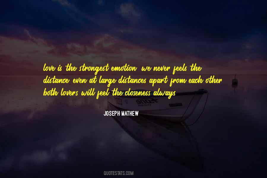 We Will Never Apart Quotes #565284