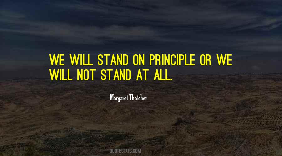 We Will Stand Quotes #1305185