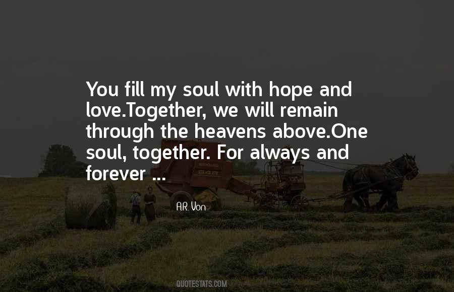 We Will Together Forever Quotes #642730