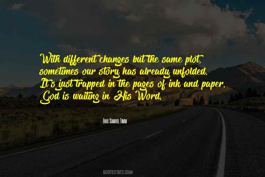 We're On Different Pages Quotes #1062125