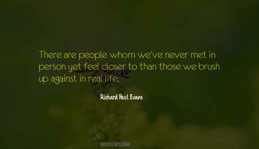 We've Never Met Quotes #279265