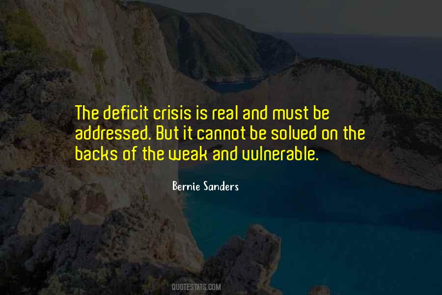 Weak And Vulnerable Quotes #27443