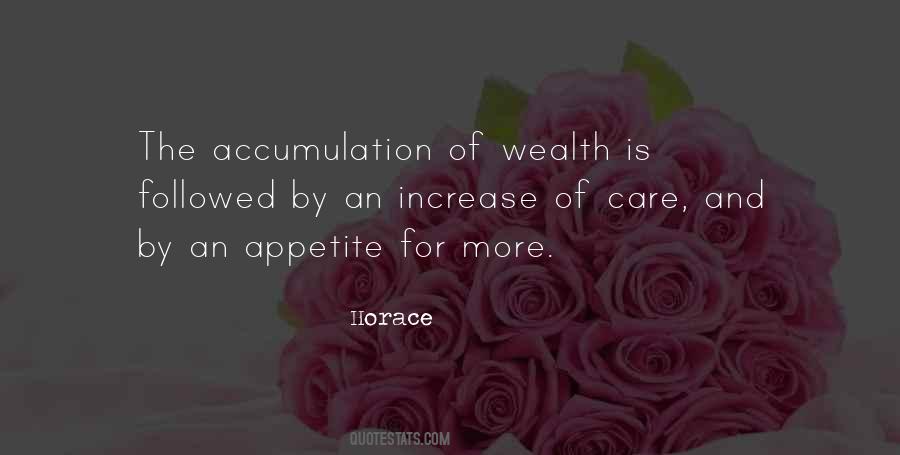 Wealth Accumulation Quotes #1337529