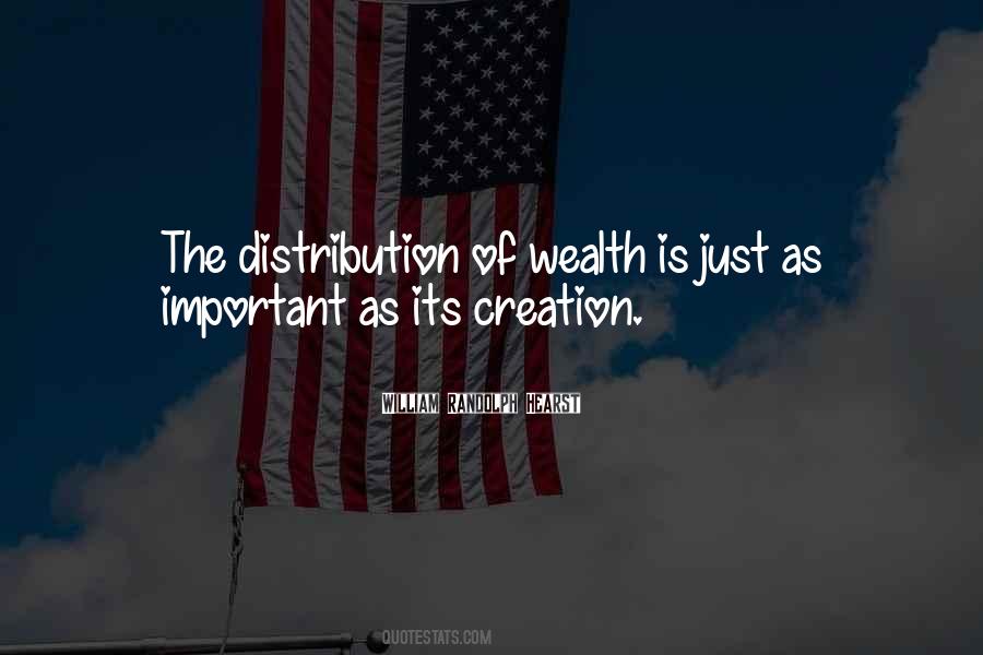 Wealth Distribution Quotes #417101