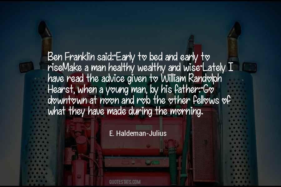 Wealthy Man Quotes #831221