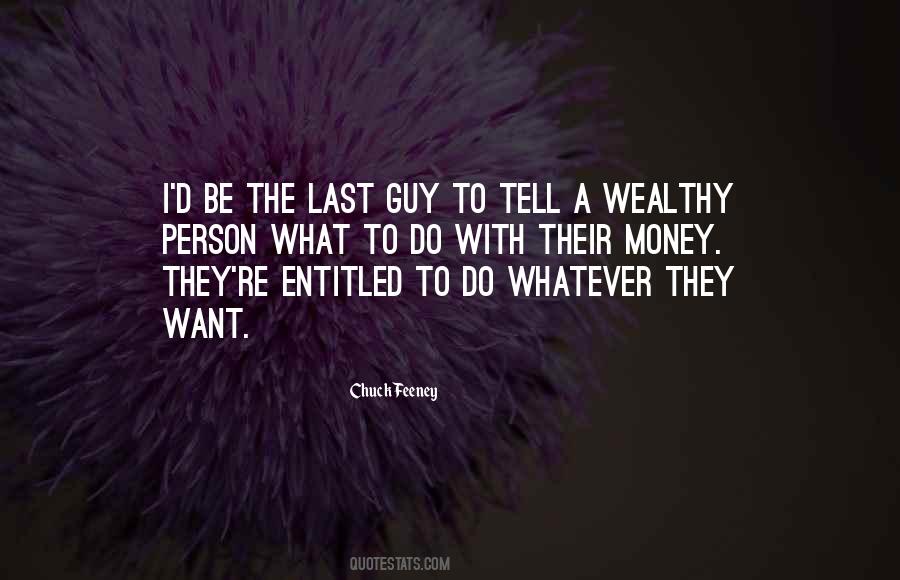 Wealthy Person Quotes #728065