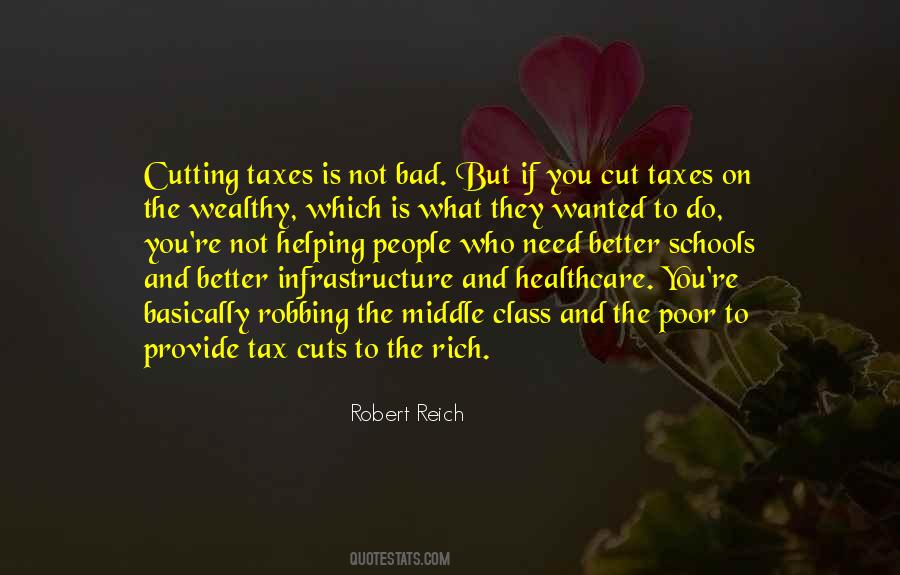 Wealthy Poor Quotes #1052247