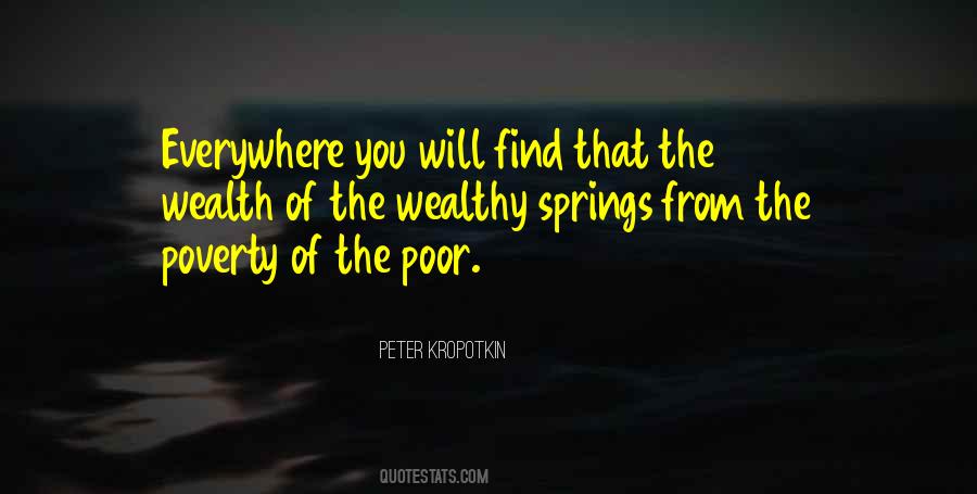 Wealthy Poor Quotes #1340997