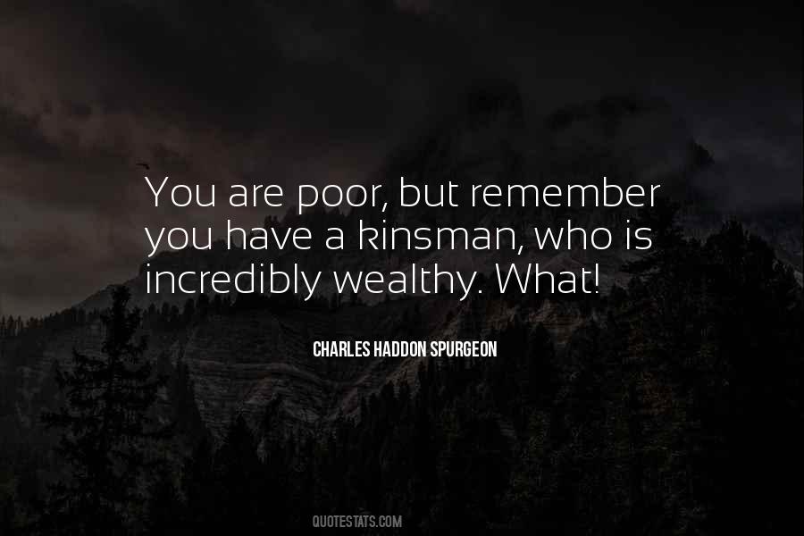Wealthy Poor Quotes #1652456