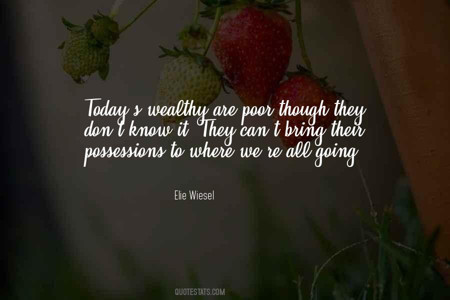 Wealthy Poor Quotes #41776