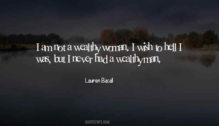 Wealthy Woman Quotes #826511