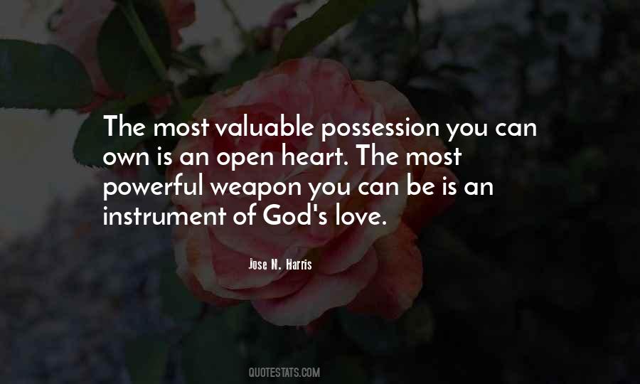 Weapon Love Quotes #1479823