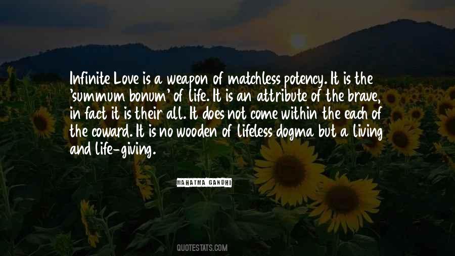 Weapon Love Quotes #817205