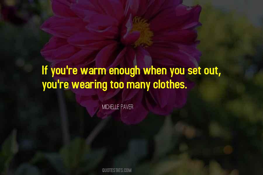 Wearing His Clothes Quotes #248439