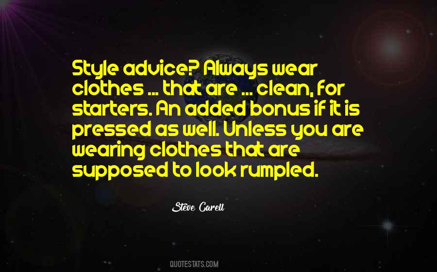 Wearing His Clothes Quotes #290413