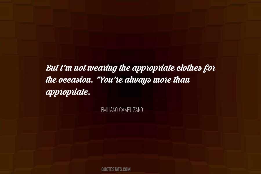 Wearing His Clothes Quotes #85600