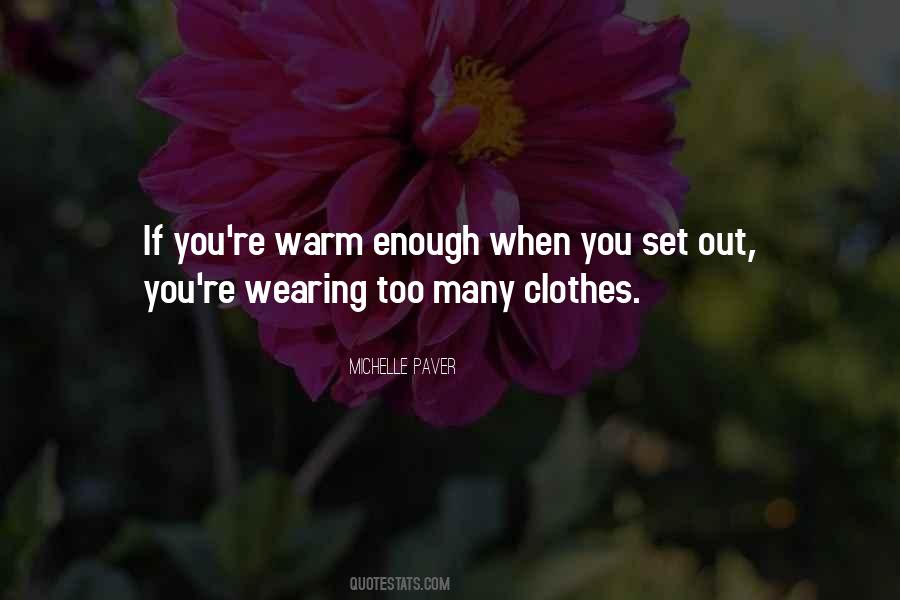 Wearing Your Clothes Quotes #248439