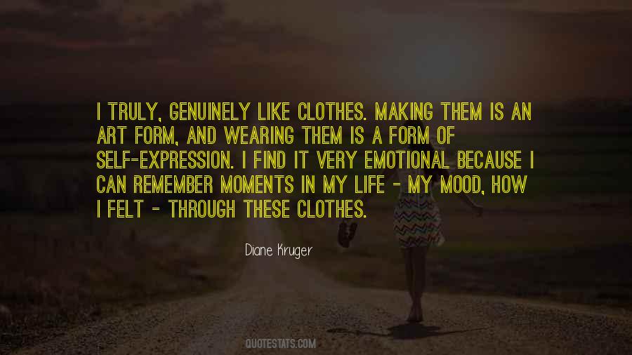 Wearing Your Clothes Quotes #345362