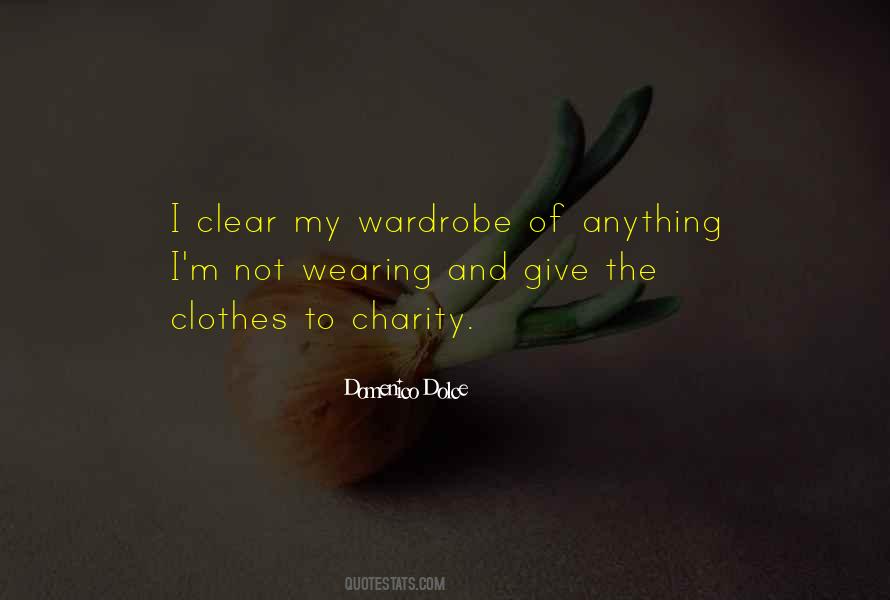 Wearing Your Clothes Quotes #403952