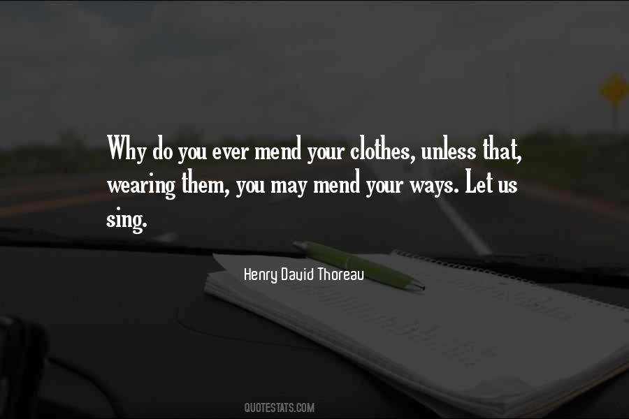 Wearing Your Clothes Quotes #856785