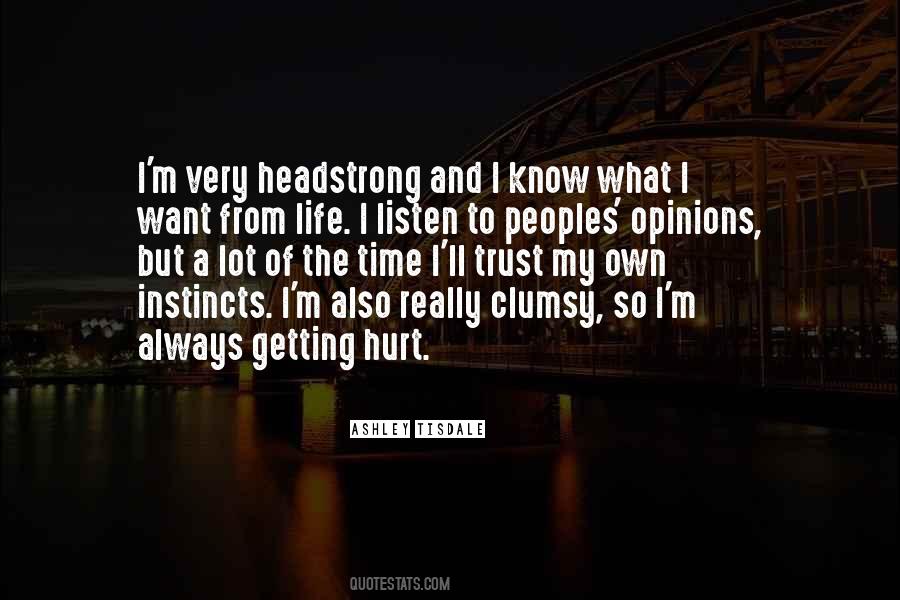 Quotes About Headstrong #24757