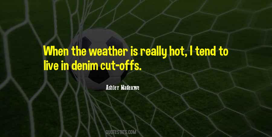 Weather Is Hot Quotes #1138984