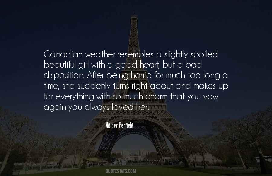 Weather Is Too Hot Quotes #537